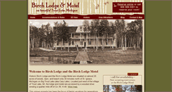 Desktop Screenshot of birchlodge.com